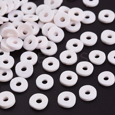 Handmade Polymer Clay Beads CLAY-R067-6.0mm-B16-1