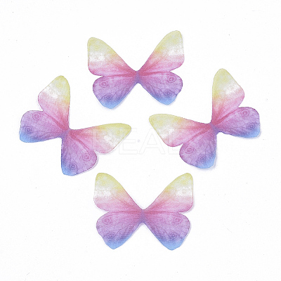 Polyester Fabric Wings Crafts Decoration X-FIND-S322-008B-01-1