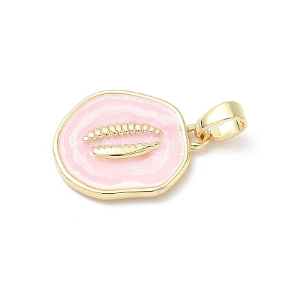 Brass Enamel Pendants KK-Z134-01G-02-1