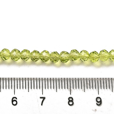 Transparent Baking Paint Glass Beads Strands DGLA-A034-T4mm-D05-1