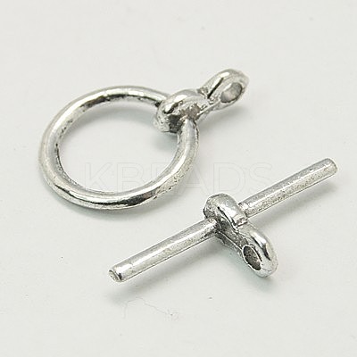 Tibetan Style Toggle Clasps LS-TIBE-AB2035Y-NF-1