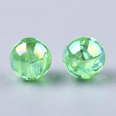 Transparent Plastic Beads OACR-S026-8mm-03-1