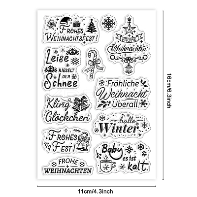 Custom Summer Theme PVC Plastic Clear Stamps DIY-WH0631-0416-1