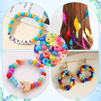 200G Plastic Pearlized Beads KY-ME0001-04-1