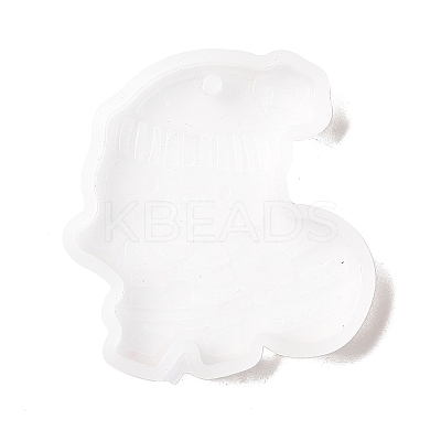 Christmas Theme DIY Santa Claus Pendant Silicone Statue Molds LS-DIY-K054-14-1