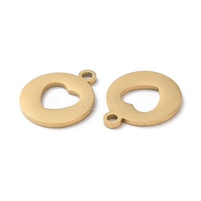 Ion Plating(IP) 304 Stainless Steel Charms STAS-Q303-11G-1