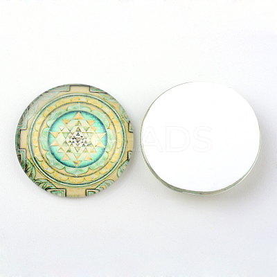 Glass Cabochons X-GGLA-L015-12mm-32-1