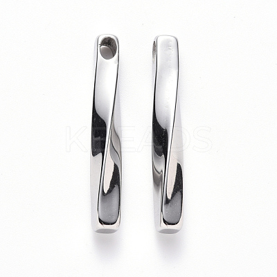 Tarnish Resistant 201 Stainless Steel Pendants STAS-S103-15P-1