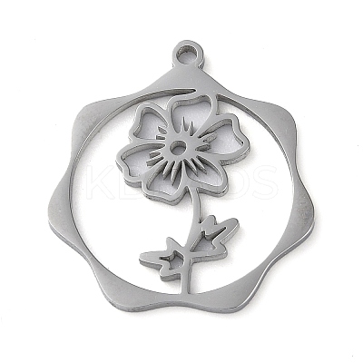 Non-Tarnish 304 Stainless Steel Pendants LS-STAS-P338-01E-P-1