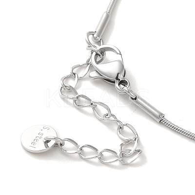 Non-Tarnish Vacuum Plating 304 Stainless Steel Snake Chain Necklaces LS-NJEW-C045-07A-P-1