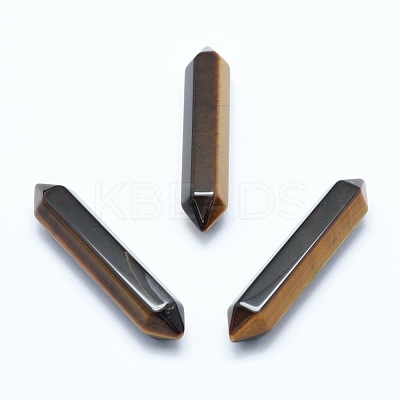 Natural Tiger Eye No Hole Healing Stones G-G760-J12-1