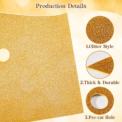 Square EVA Glitter Graduation Cap Topper Stickers DIY-WH20053-05A-1