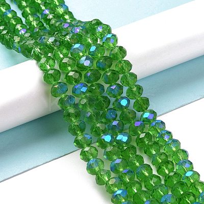 Electroplate Glass Beads Strands X1-EGLA-A034-T4mm-L08-1