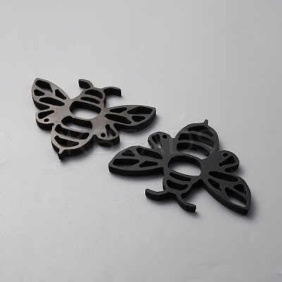 PVC Plastic Farmhouse Honey Bee & Honey Comb Wall Decorations AJEW-WH0347-97B-1