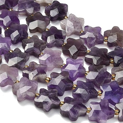 Natural Amethyst Beads Strands G-L657-A08-01-1