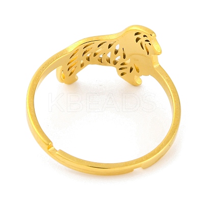 201 Stainless Steel Adjustable Ring for Women RJEW-D082-04A-1