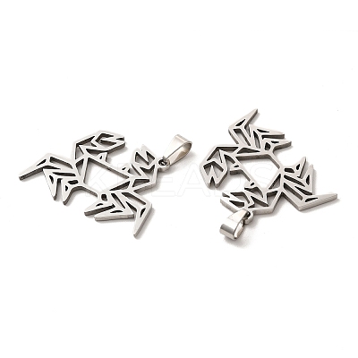Non-Tarnish 201 Stainless Steel Pendants STAS-K251-032P-1
