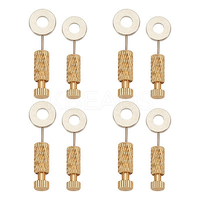 8Pcs 2 Styles DIY Leathercraft Locking Pins TOOL-DC0001-12-1