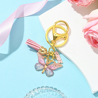 Acrylic & Alloy Enamel Keychain KEYC-FS00026-04-1