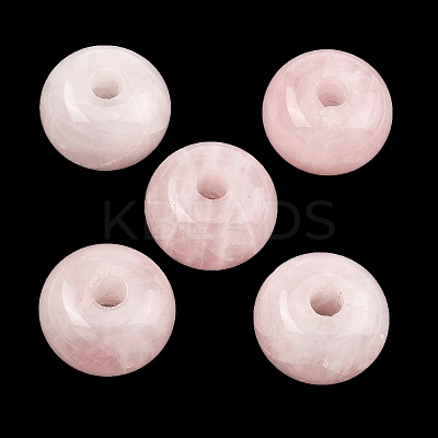 Natural Rose Quartz Large Hole Beads GG-CBA02C4-08A-1