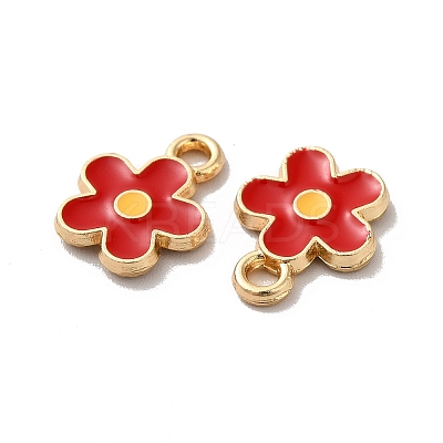 Alloy Enamel Charms ENAM-D043-02G-1