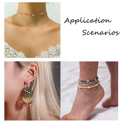 DIY Stretch Bracelets Making Kits DIY-NB0004-41-1