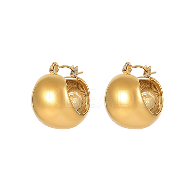 Elegant European Style 304 Stainless Steel Gold-Plated Women's Earrings WS1374-8-1