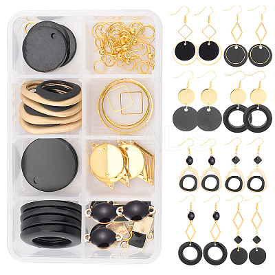 DIY Dangle Earring Making Kits DIY-SC0013-18G-1