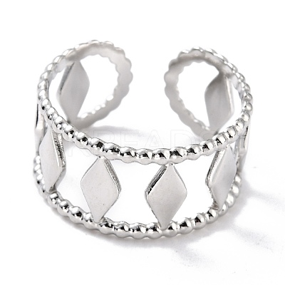 Tarnish Resistant 304 Stainless Steel Finger Rings RJEW-L102-13P-1