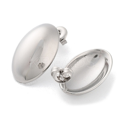 Non-Tarnish 304 Stainless Steel Stud Earrings EJEW-H115-19P-1