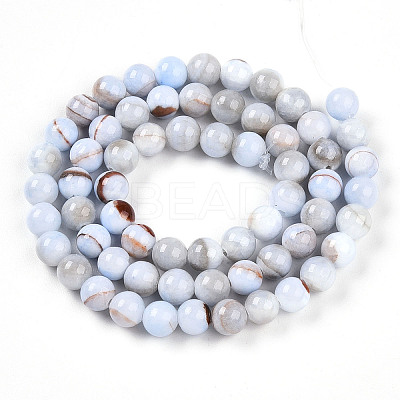Natural Persian Jade Beads Strands G-A255-A02-01A-1
