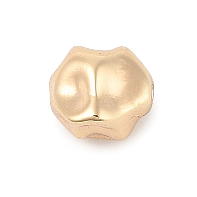 Nuggets Brass Beads KK-F889-01G-06-1