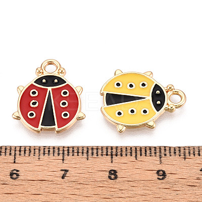 Alloy Enamel Pendants ENAM-N064-04KCG-1