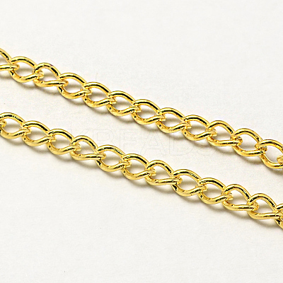 Vintage Iron Twisted Chain Necklace Making for Pocket Watches Design CH-R062-G-1