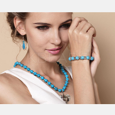 Fashion Tibetan Style Bracelets X-BJEW-JB00887-02-1