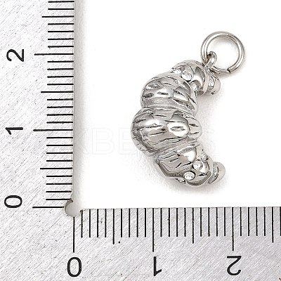 304 Stainless Steel Rhinestone Pendants STAS-I365-01P-03-1