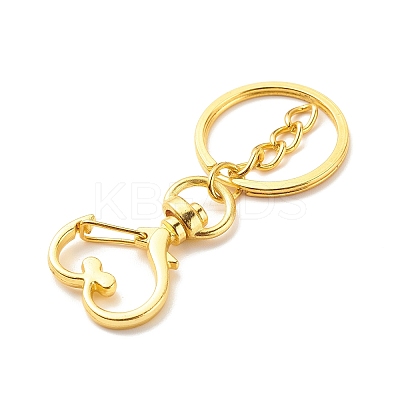Alloy Swivel Keychain Clasps KEYC-JKC00329-01-1