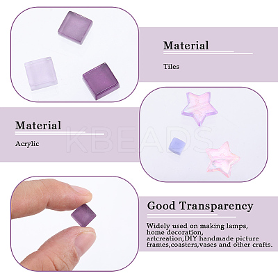 Gradient Color Glass Mosaic Tiles MOSA-WH0001-05F-1
