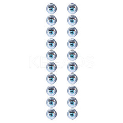 10 Pairs Iron & Plastic Blinkable Craft Eye DIY-GL0005-20A-1