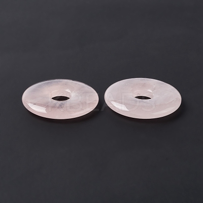 Natural Rose Quartz Pendants G-I331-01G-1