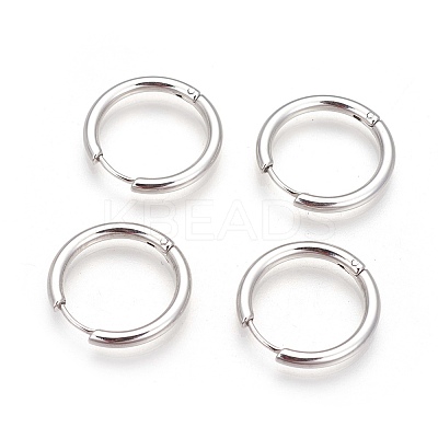 304 Stainless Steel Hoop Earrings EJEW-P177-P-06A-1