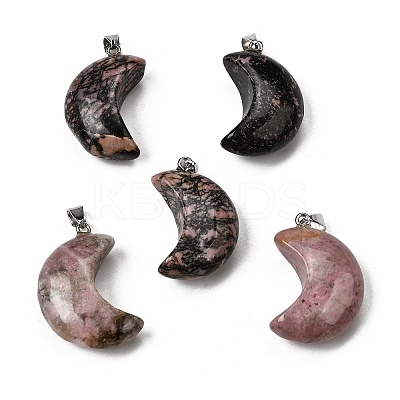 Natural Rhodonite Pendants G-F820-02E-1