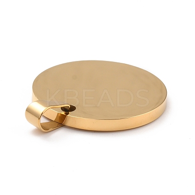 Ion Plating(IP) 304 Stainless Steel Pendants STAS-K234-01G-1