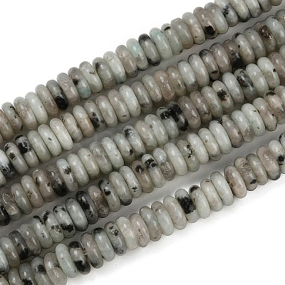 Natural Sesame Jasper Beads Strands G-Q159-B27-01-1