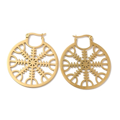 304 Stainless Steel Earrings for Women AJEW-U005-03G-1