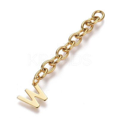 304 Stainless Steel Chain Extender X-STAS-K206-09G-W-1