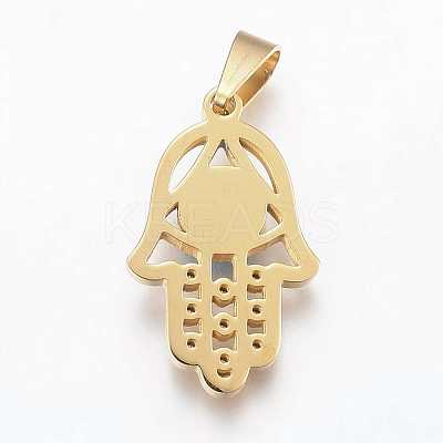 304 Stainless Steel Pendants STAS-K161-20G-1