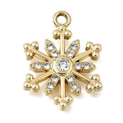 UV Plating Alloy Crystal Rhinestone Pendants RB-CBAD37D-19G-1