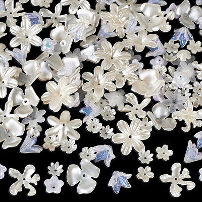 270Pcs 9 Styles Acrylic Imitation Pearl Beads OACR-TA0004-01-1