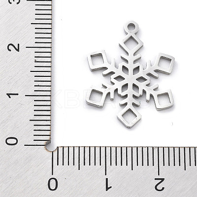 Christmas Theme Anti-Tarnish 304 Stainless Steel Pendants STAS-R003-04P-04-1